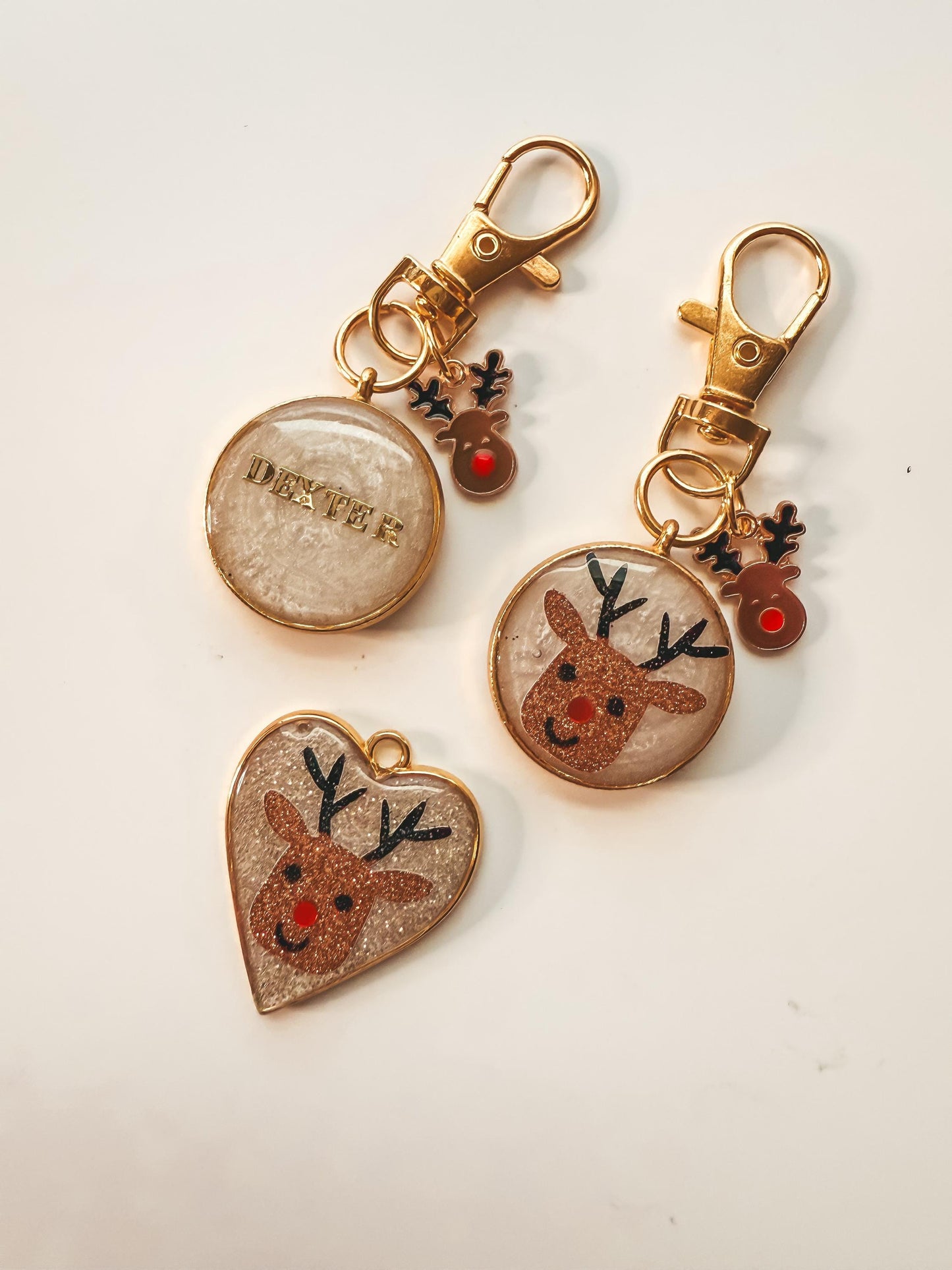 Reindeer Pet Tag