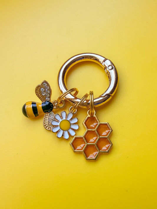 Honey Bee Collar Charm Set