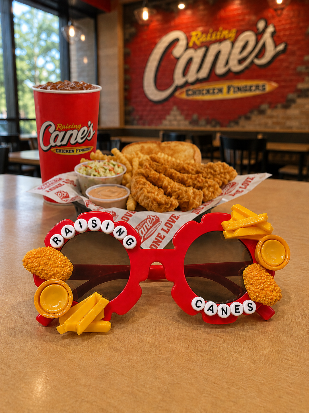 Chicken Finger Fans Sunglasses