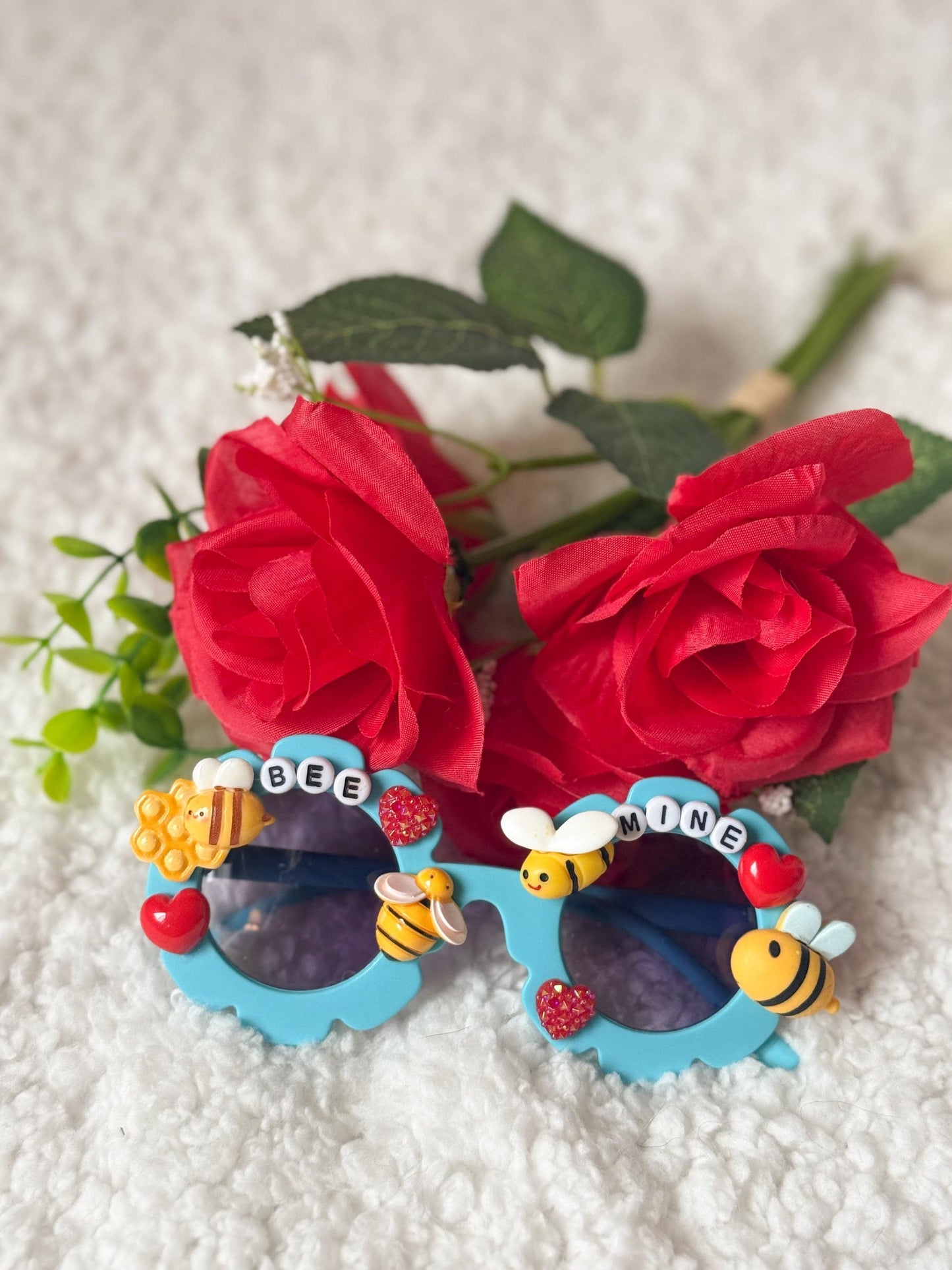 Bee Mine Valentine’s Day Pet Sunglasses