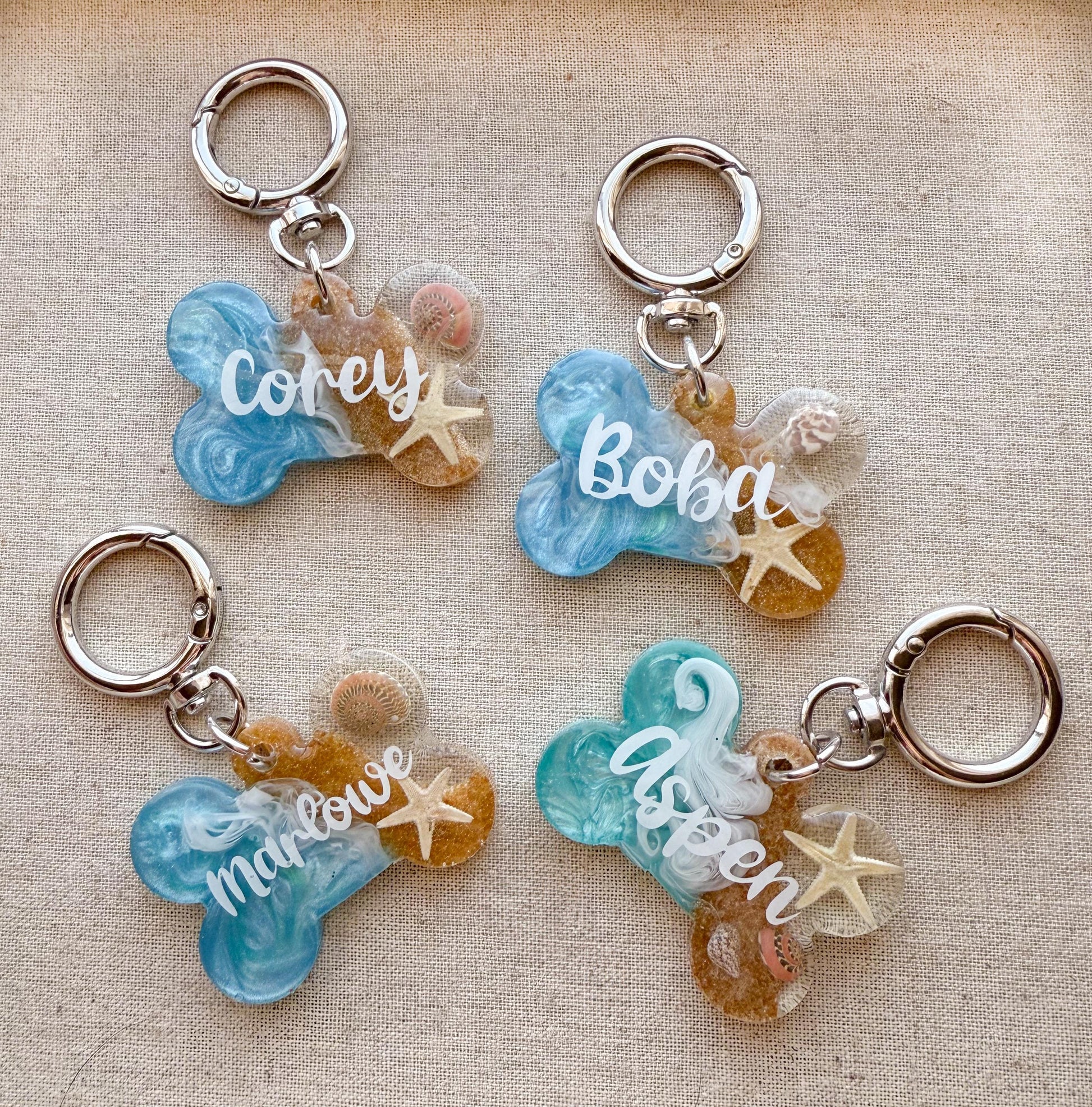 By the Sea pet tag