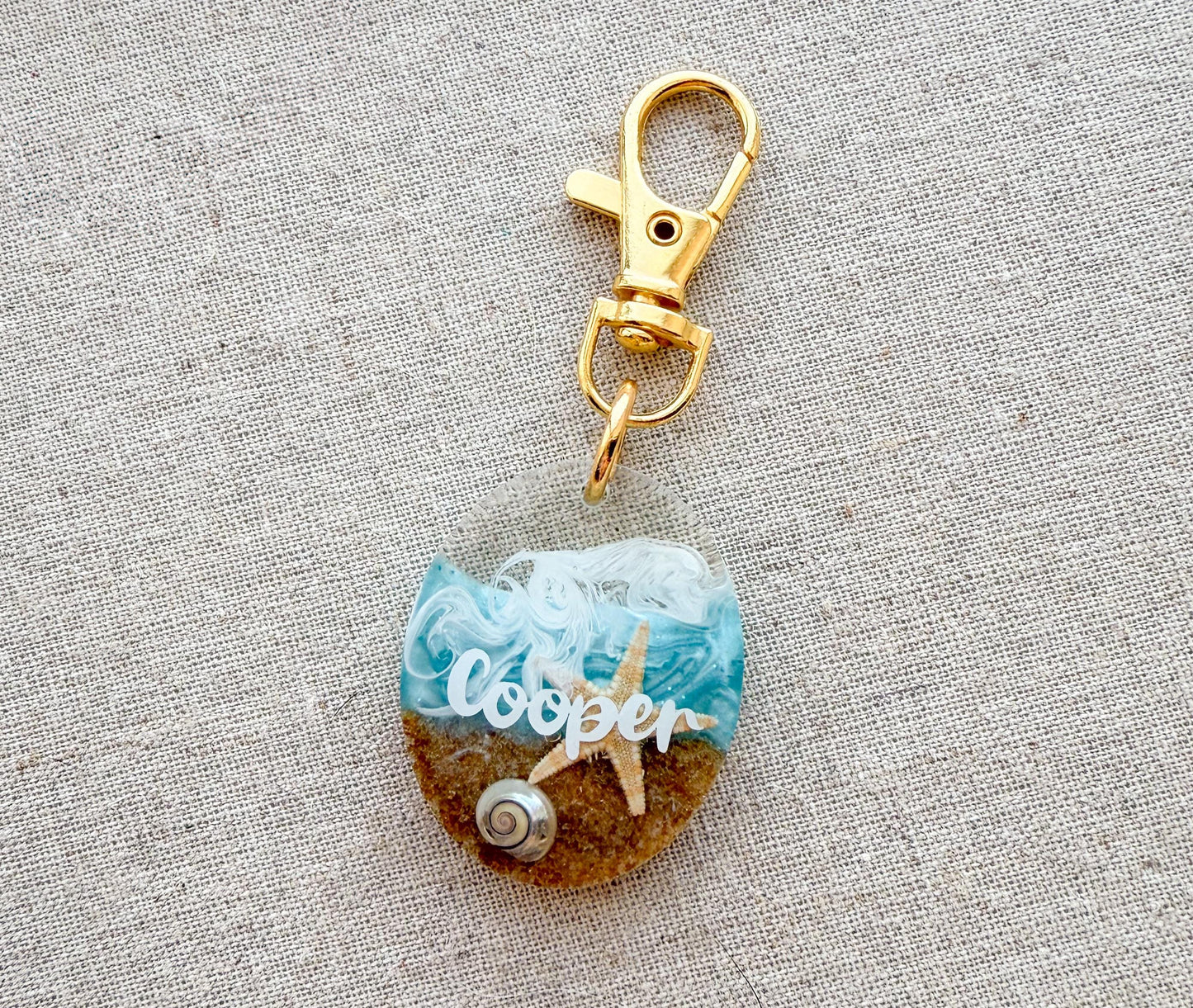 By the Sea pet tag