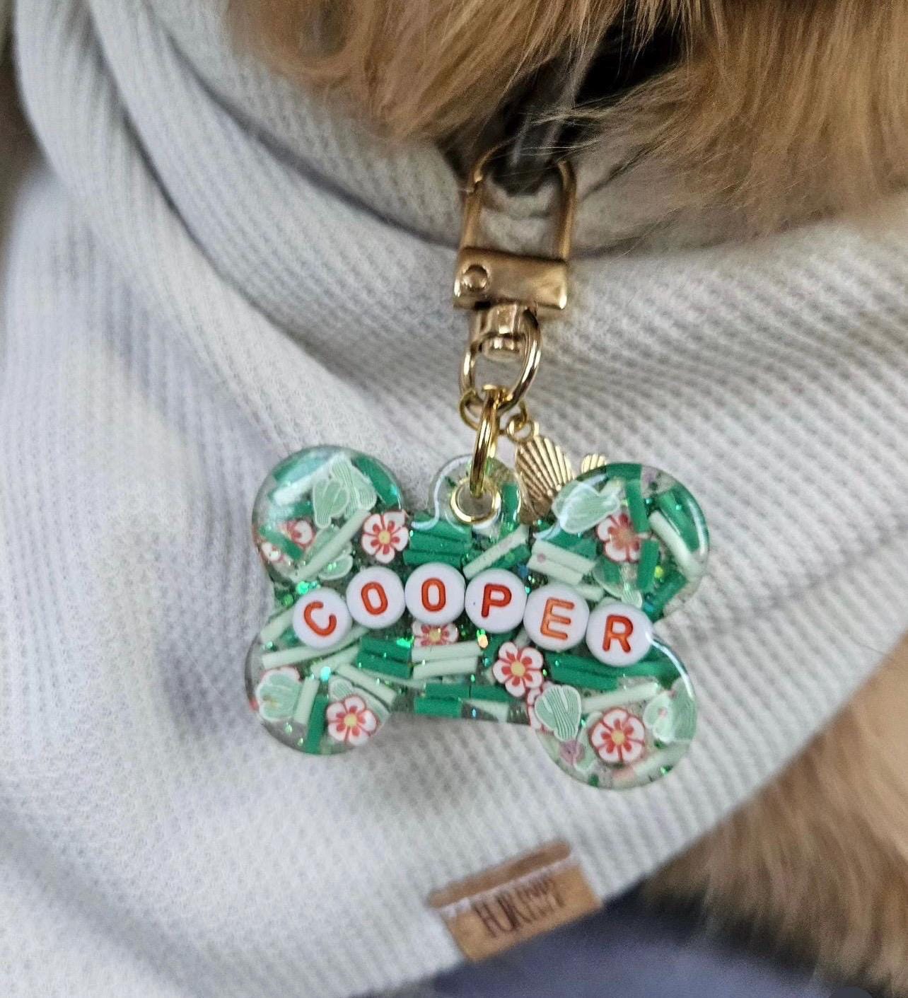 Cactus Bloom Pet Tag