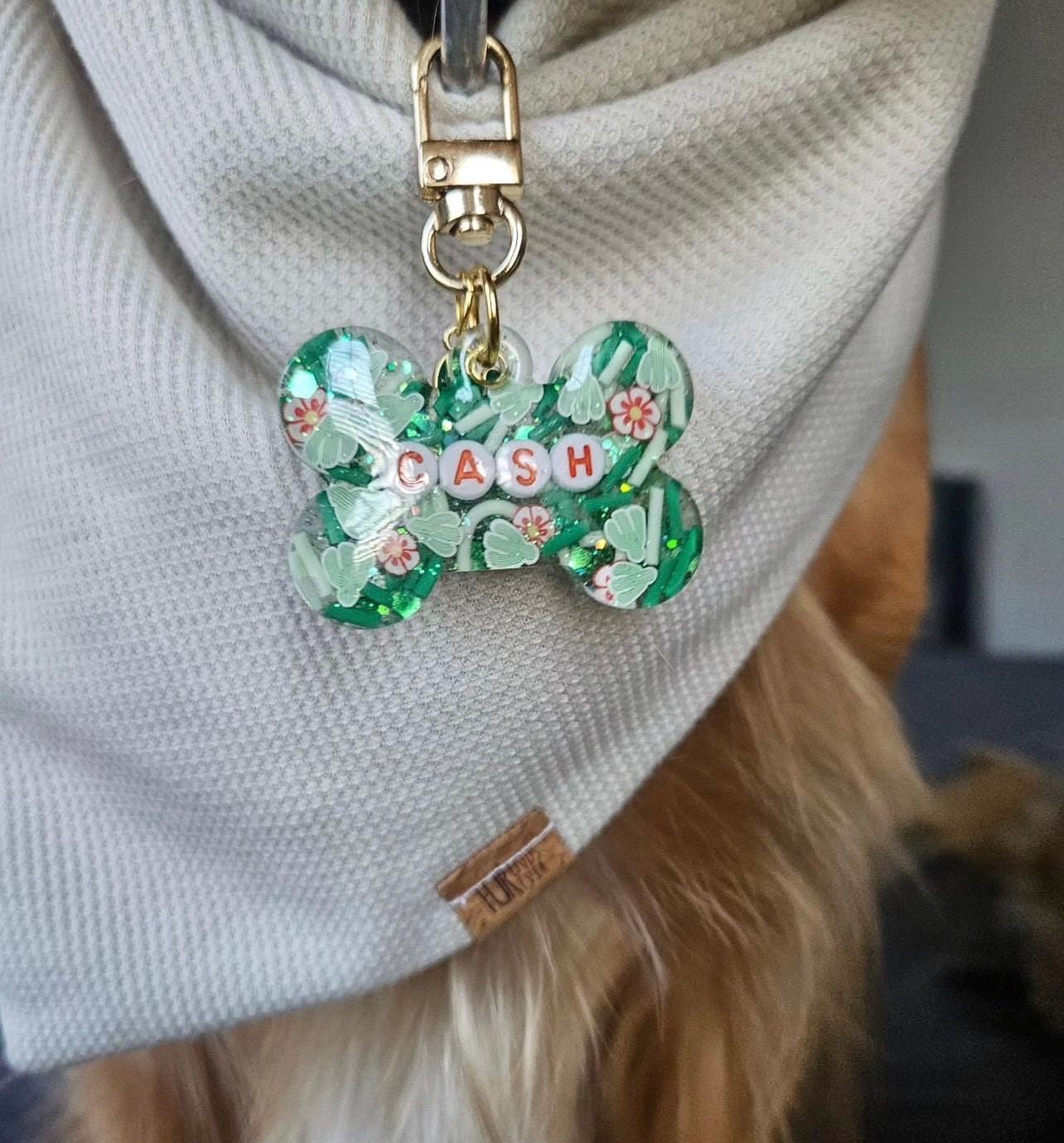 Cactus Bloom Pet Tag