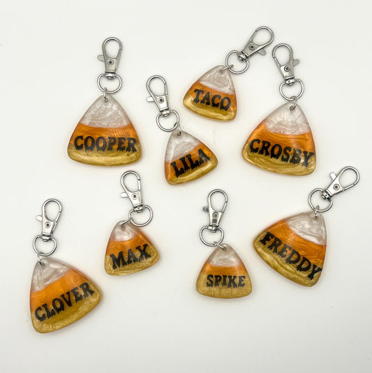 Candy Corn Pet Tag