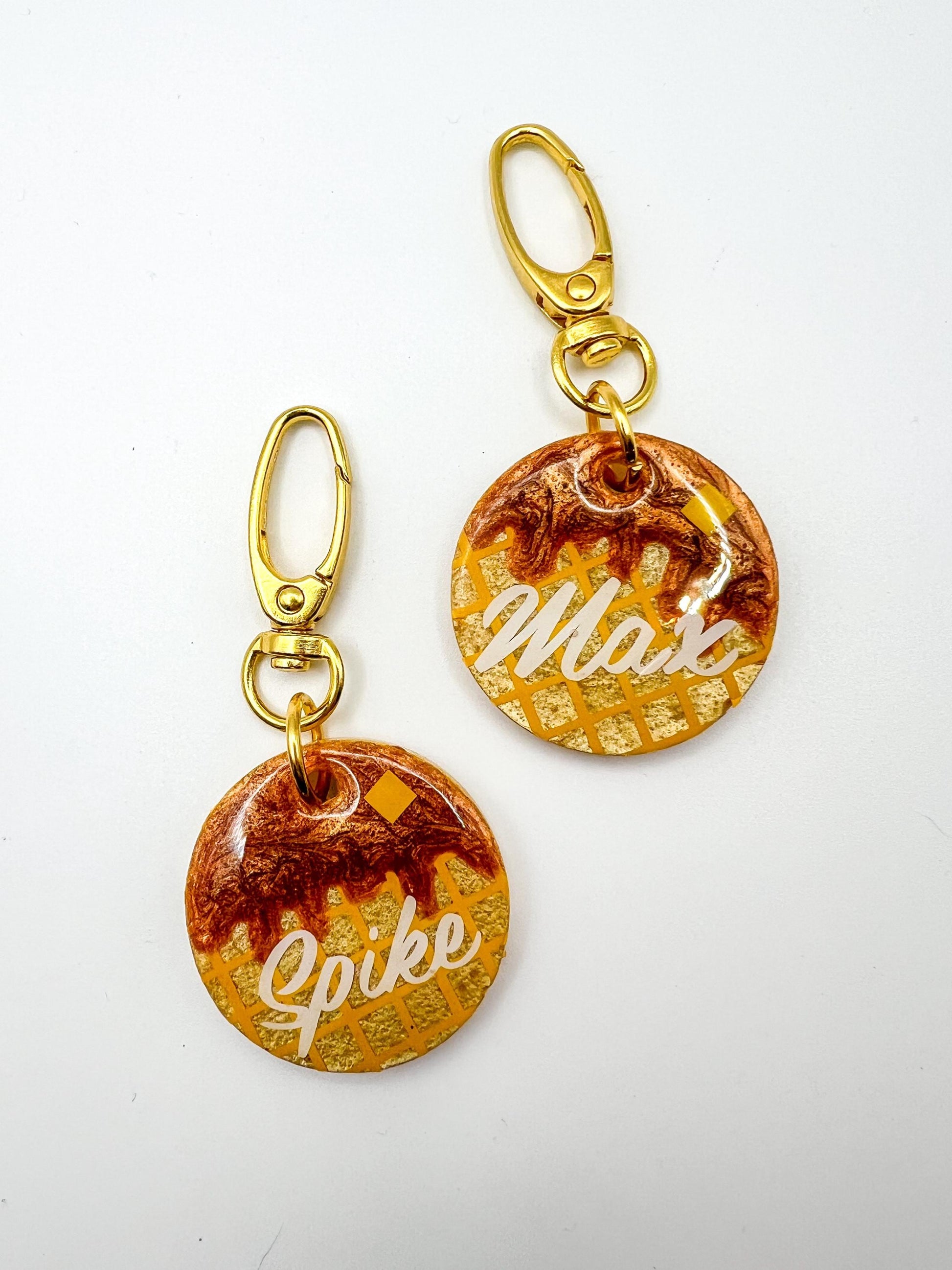 Custom Waffle Pet Tag