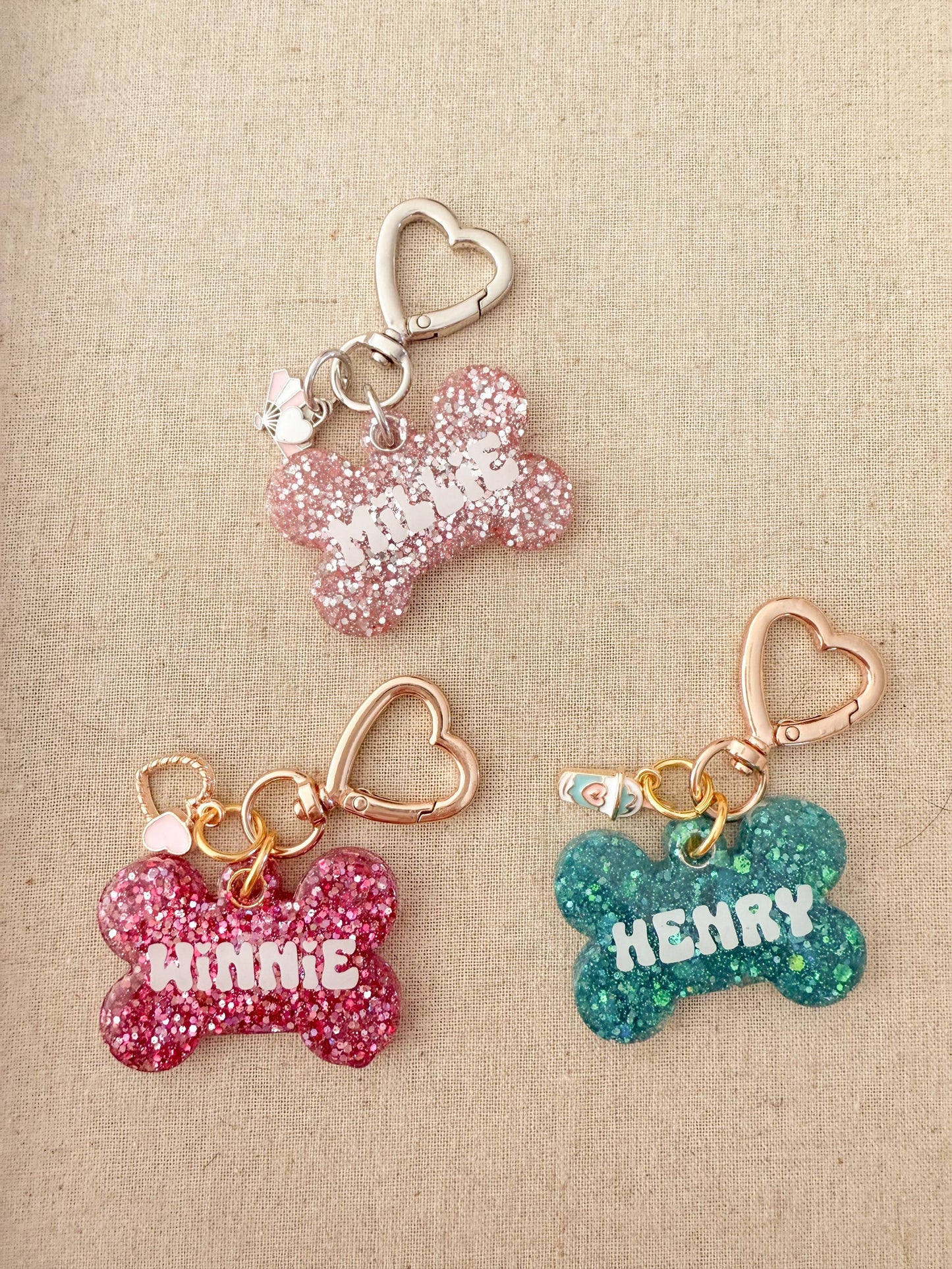 Glitter Pet Tag