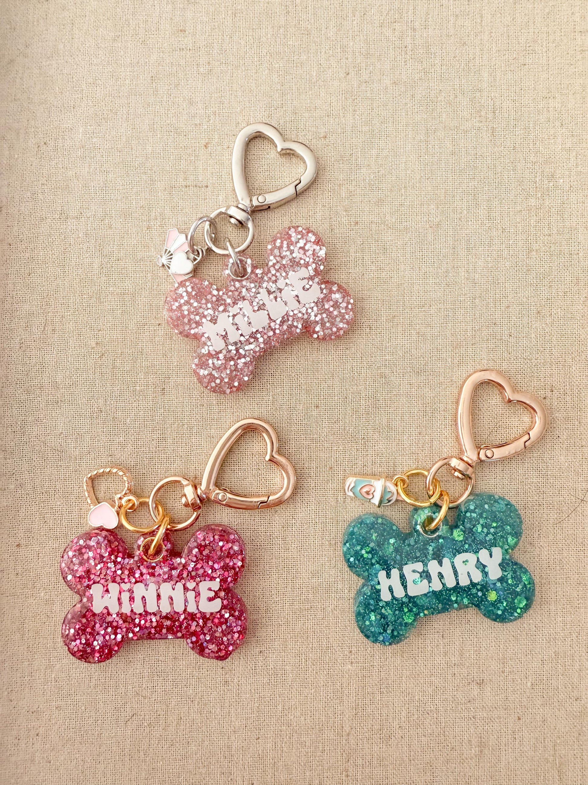 Glitter Pet Tag