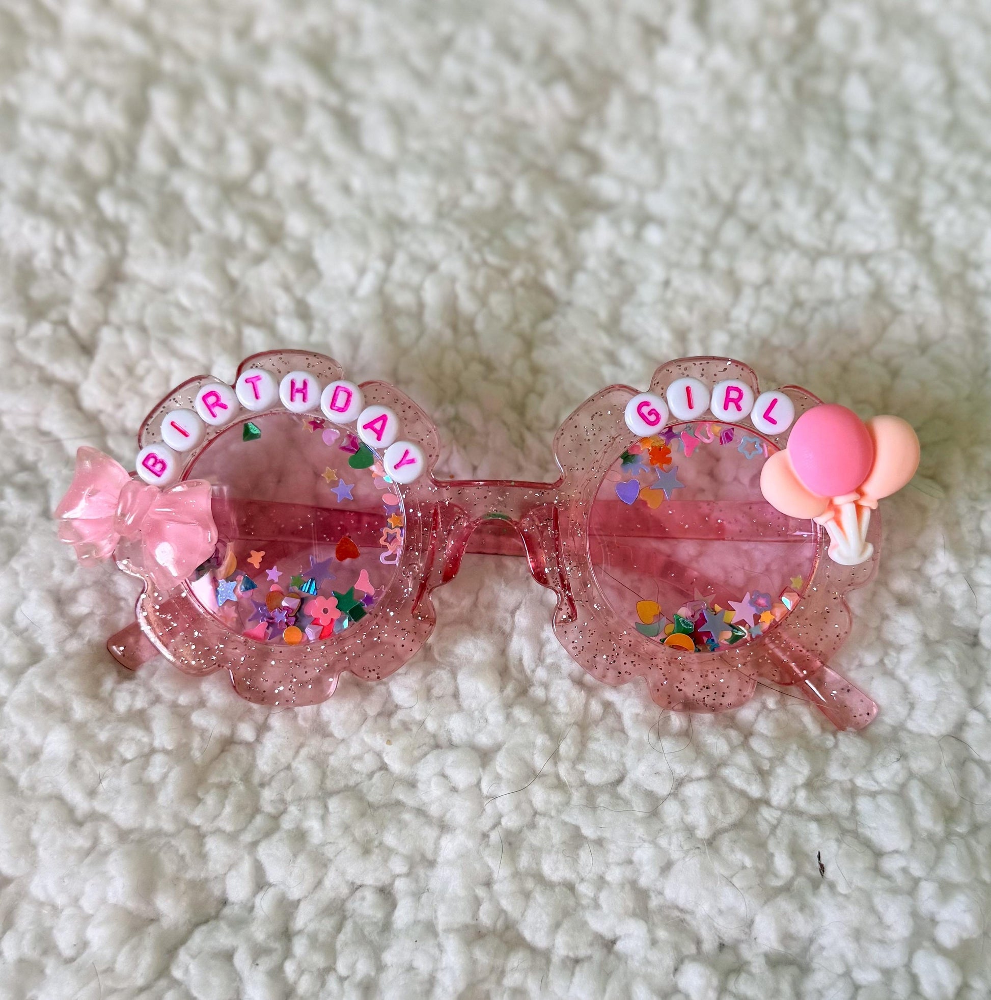 Handmade Dog Birthday Sunglasses | Glitter Party Glasses for Pets