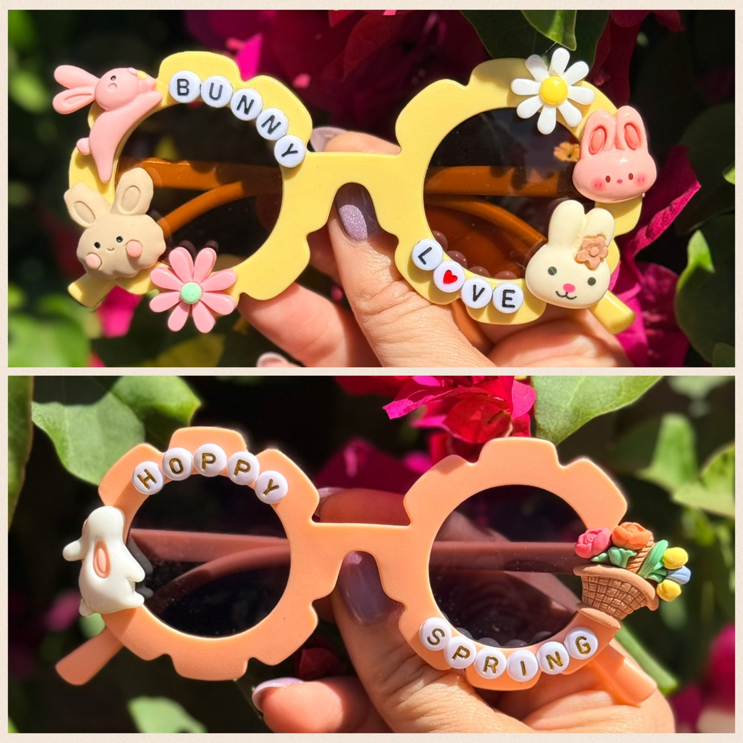 Bunny Themed Personalized Sunglasses