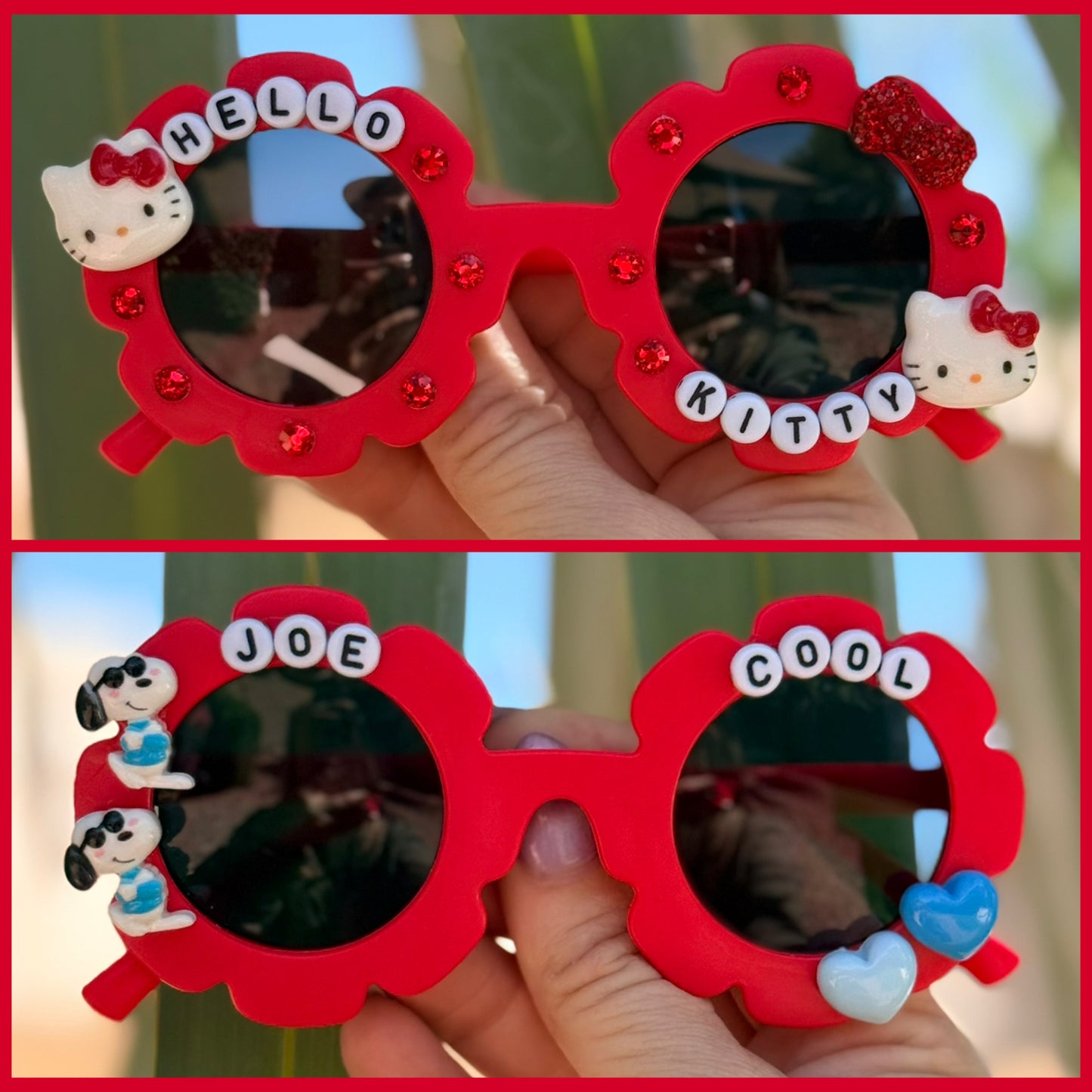 Character Sunnies- Beagle & Kitty