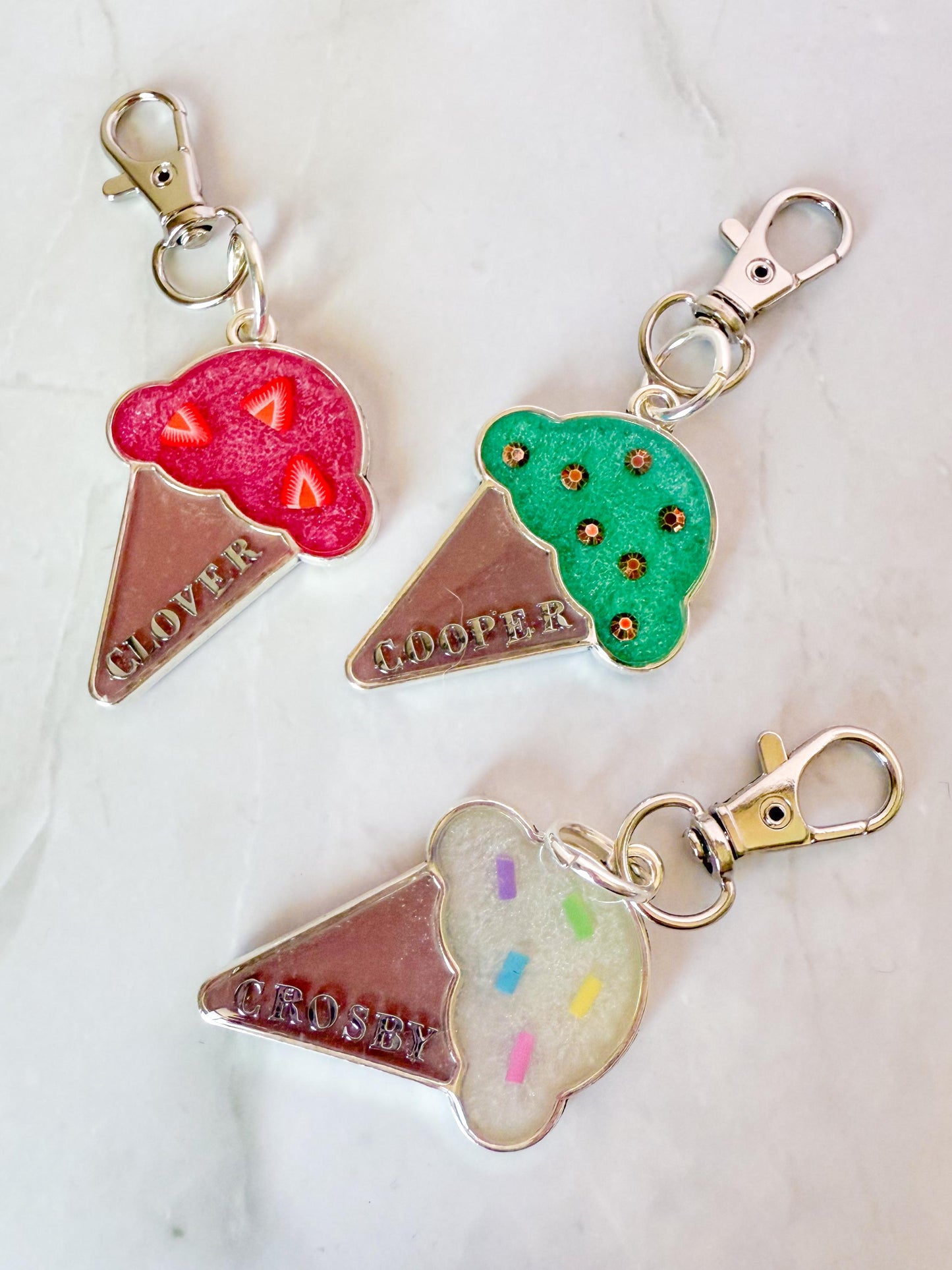 Ice Cream Dog Tag