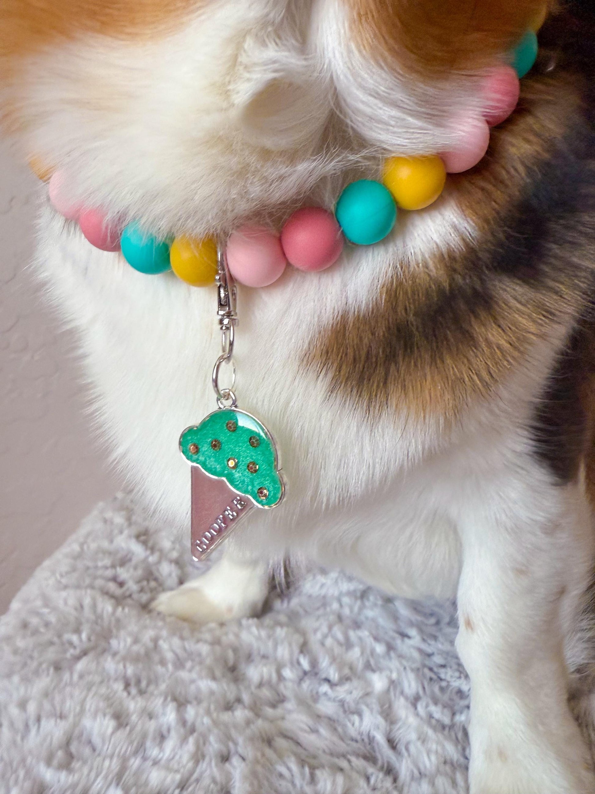 Ice Cream Dog Tag