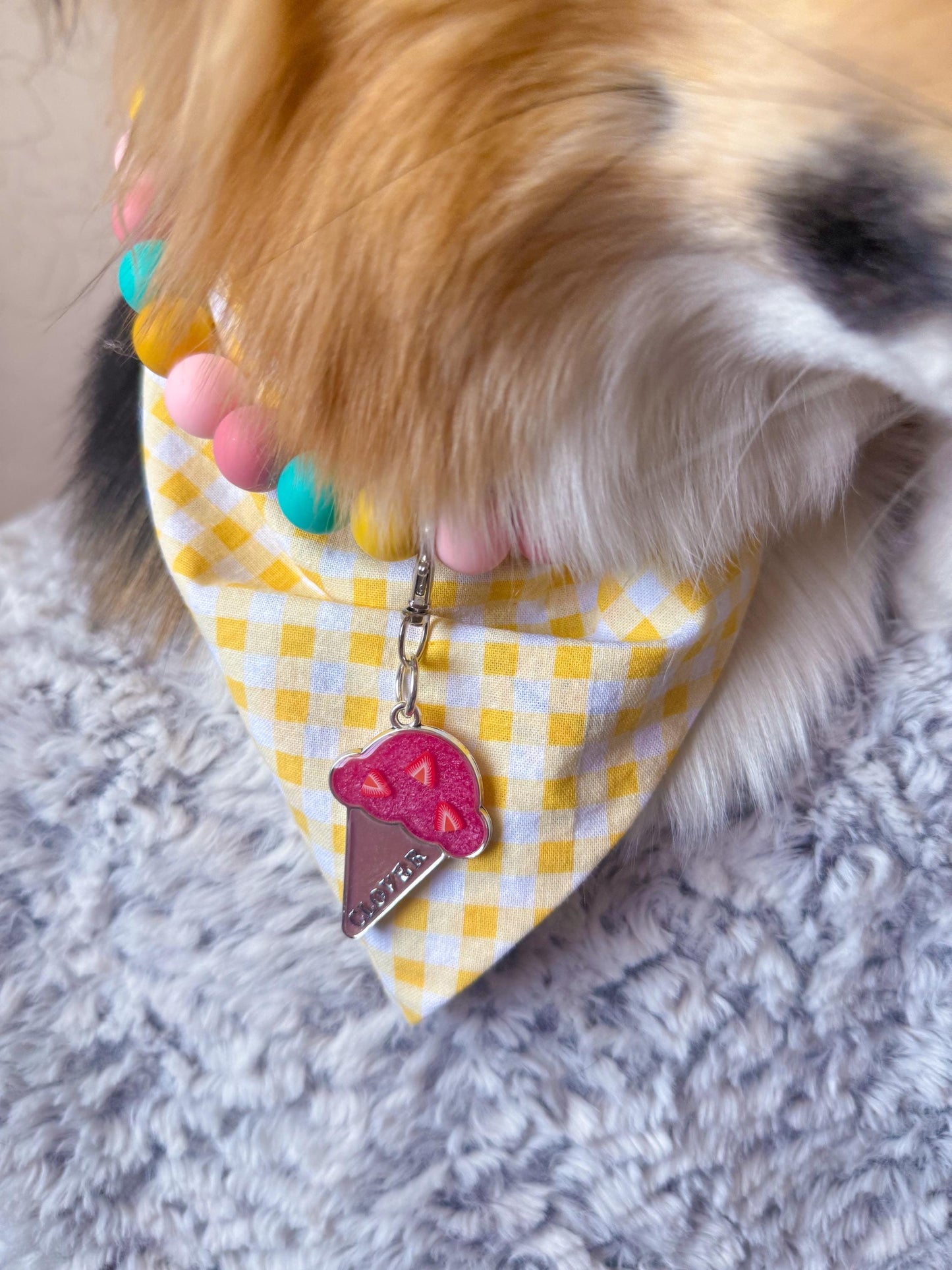 Ice Cream Dog Tag