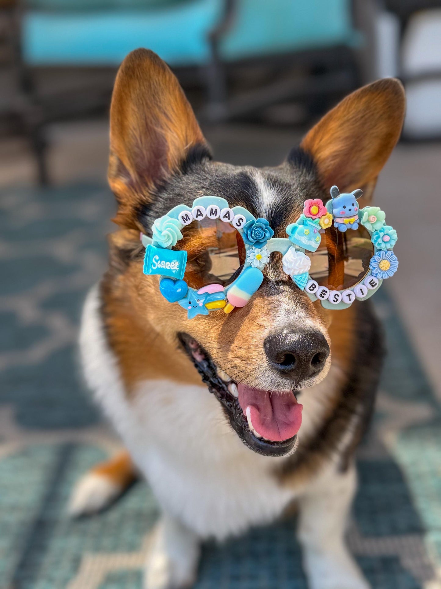 Mama’s Bestie- Blue Edition Sunglasses