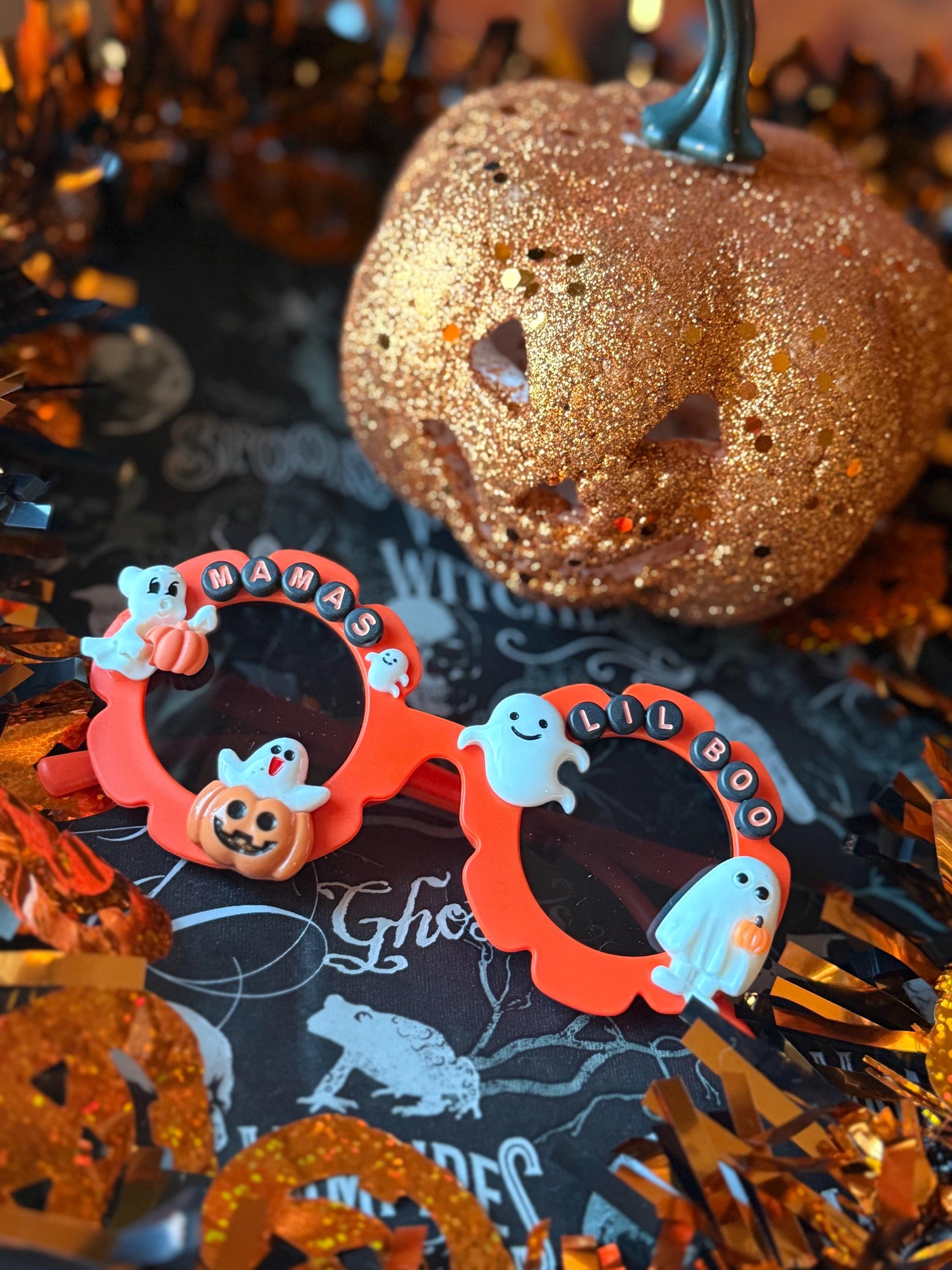 Mama’s Lil Boo Sunglasses- Orange edition