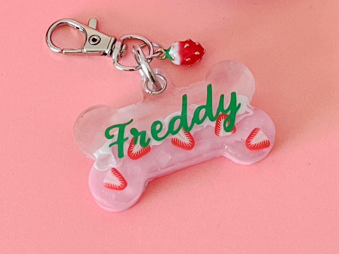 PINK DRINK Pet Tag