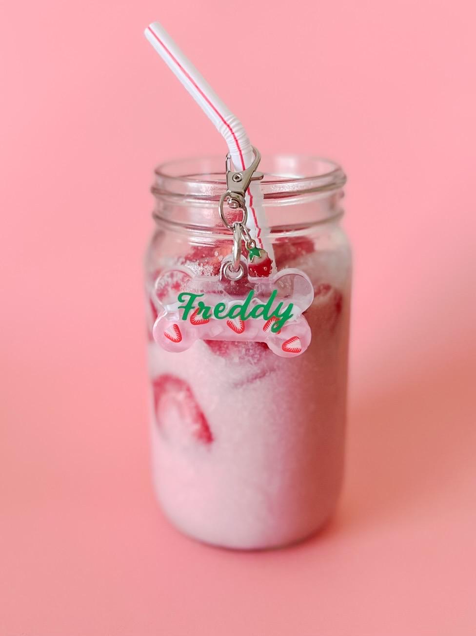 PINK DRINK Pet Tag