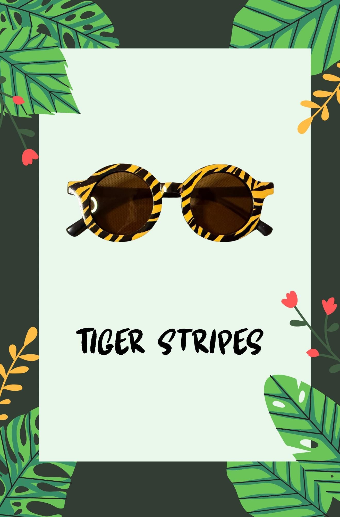 Safari Print Dog Sunglasses, Small Breed Pet Sunnies