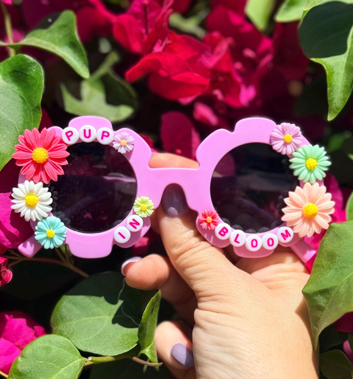 Spring Flower Sunglasses-Multiple Disgns- for Dogs Personalized