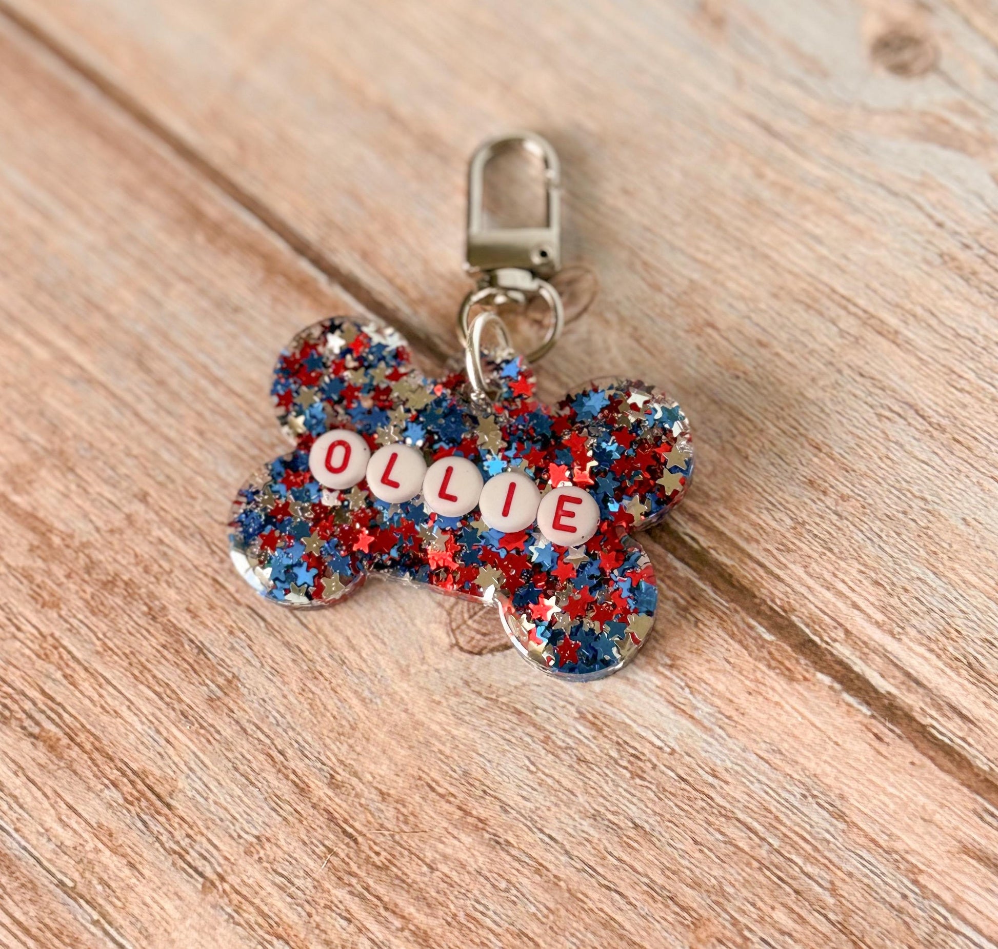 Star Spangled Pet Tag