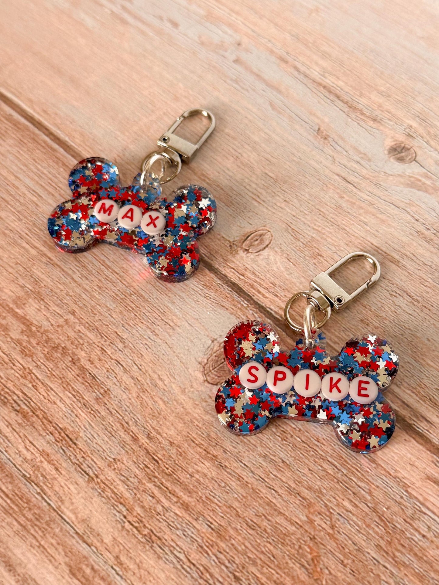 Star Spangled Pet Tag