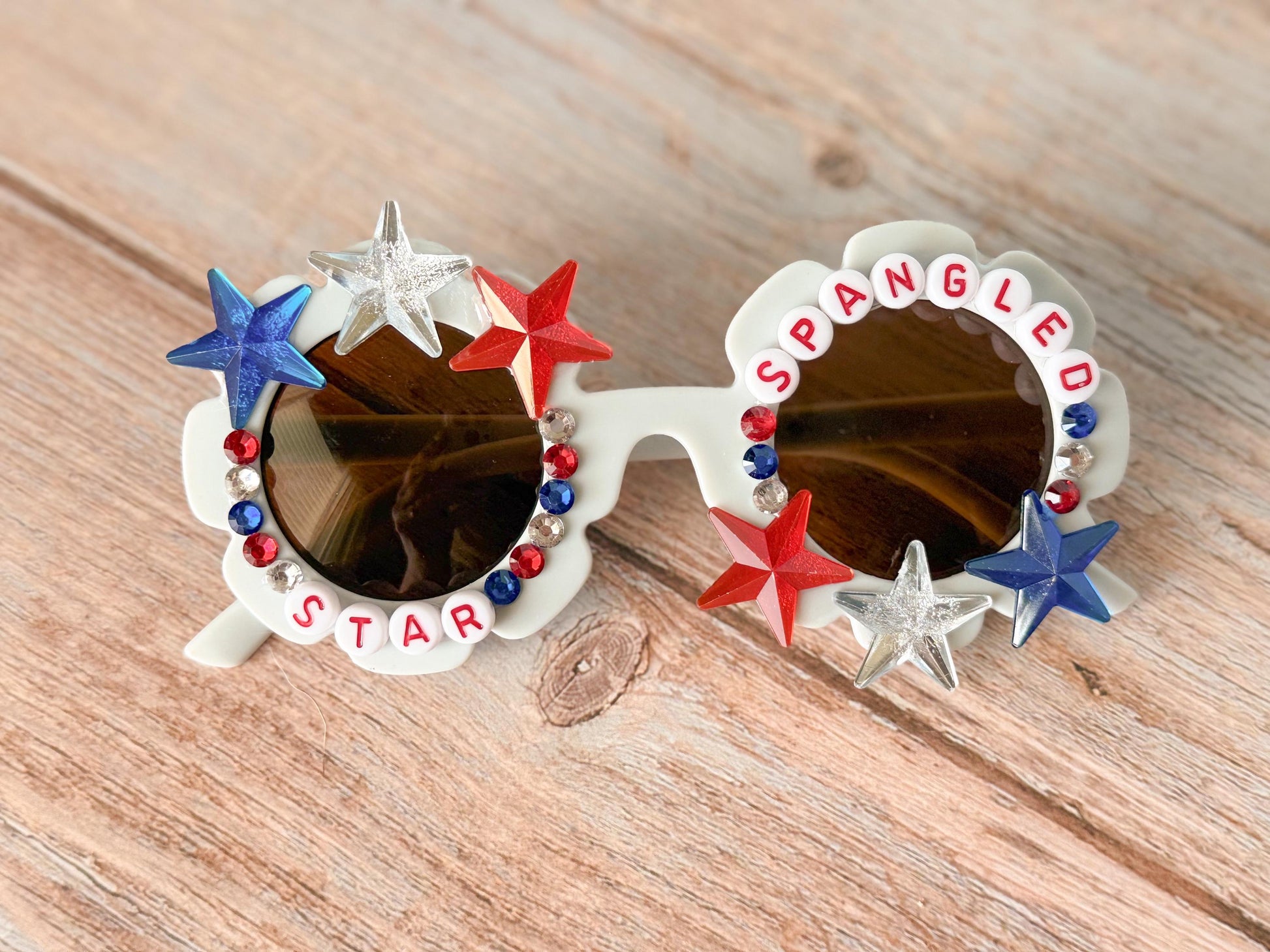 Star Spangled Pup Dog Sunglasses – Patriotic 4th of July Dog Shades