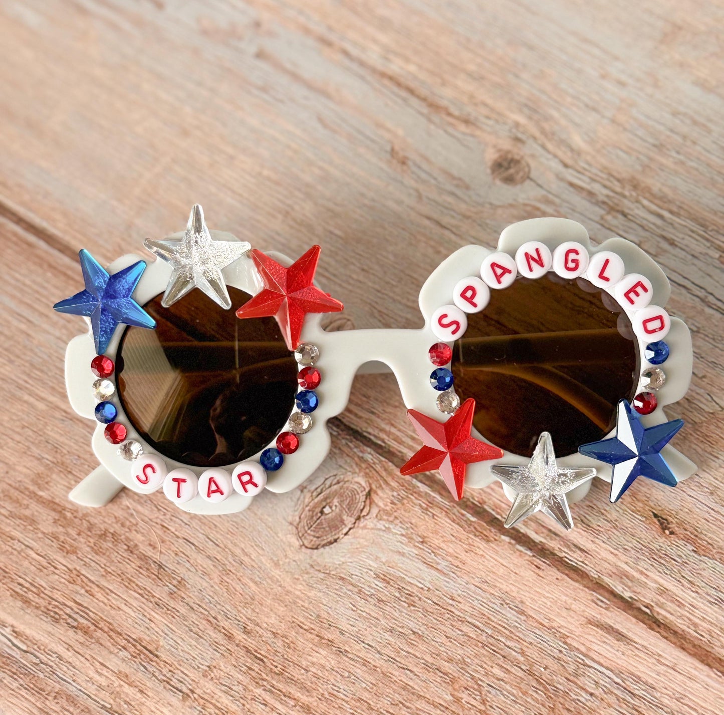 Star Spangled Pup Dog Sunglasses – Patriotic 4th of July Dog Shades