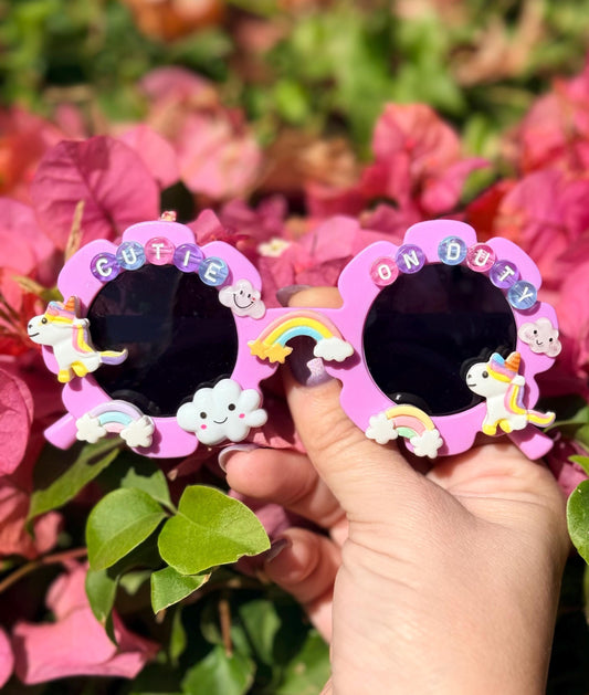 Unicorn Sunglasses for Dogs Personalized