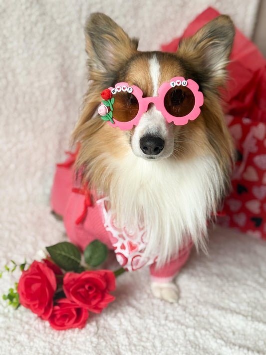 Woof You Valentine’s Day Pet Sunglasses